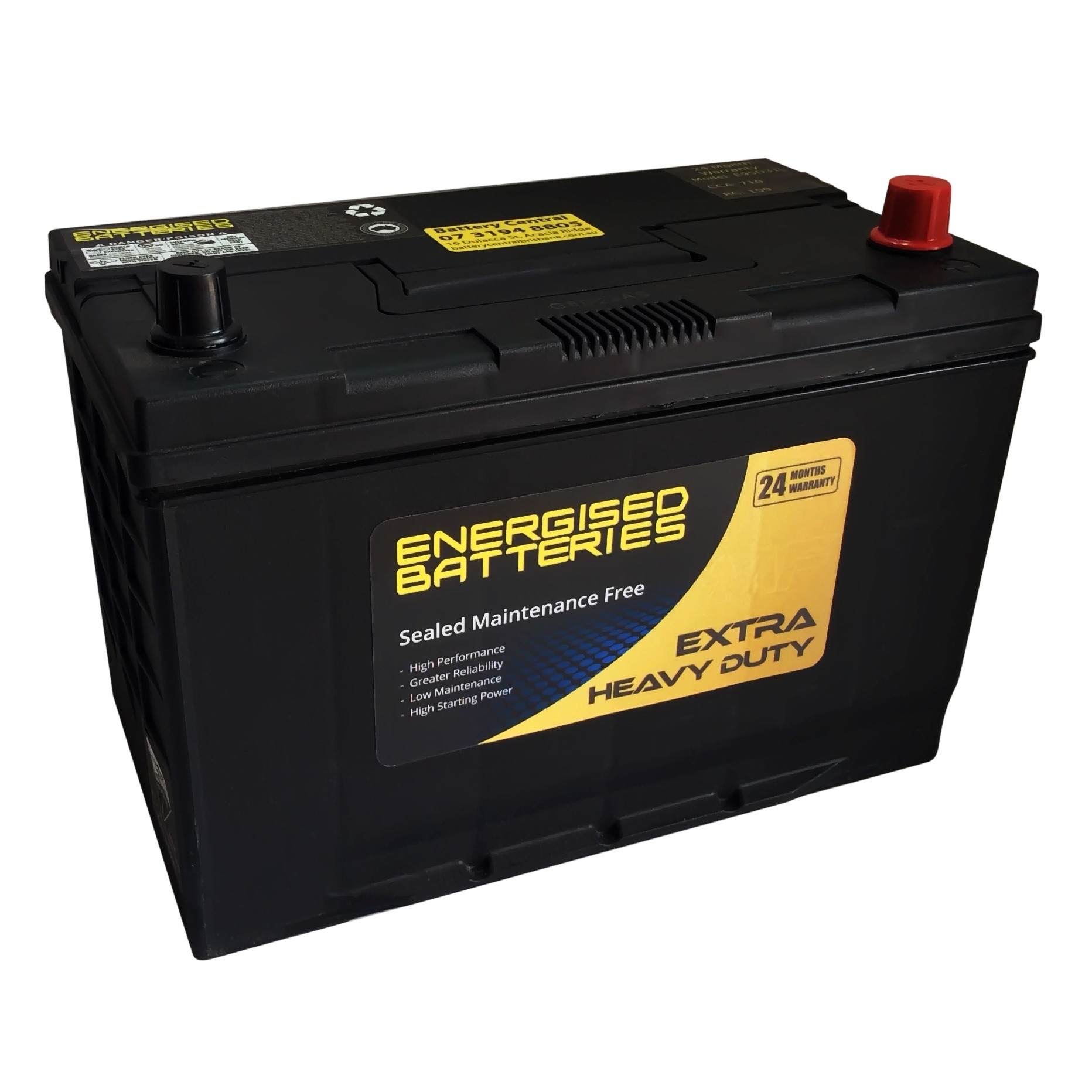 Energised MF Battery DEL-N70ZZL (E95D31L) - Battery Central Brisbane