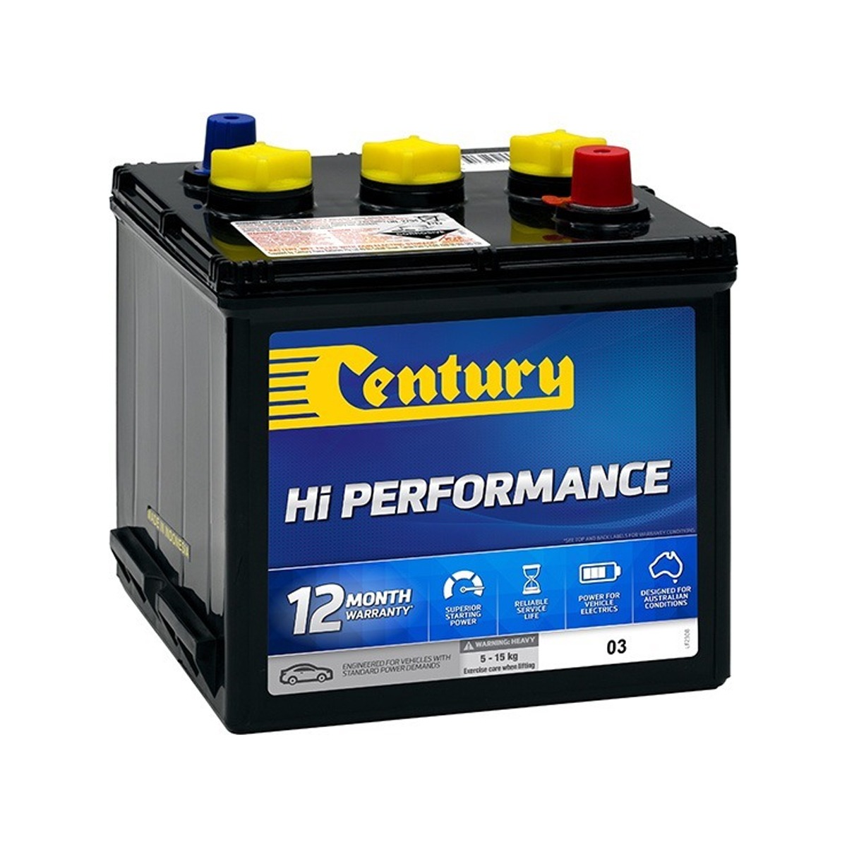 Century Hi Performance Car Battery 03 Battery Central Brisbane