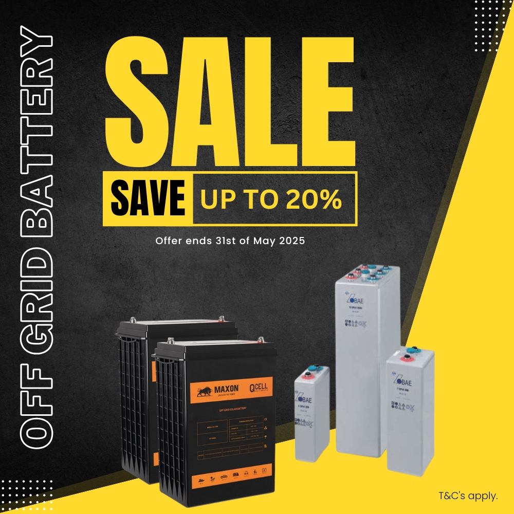 Off Grid Battery Sale 2025