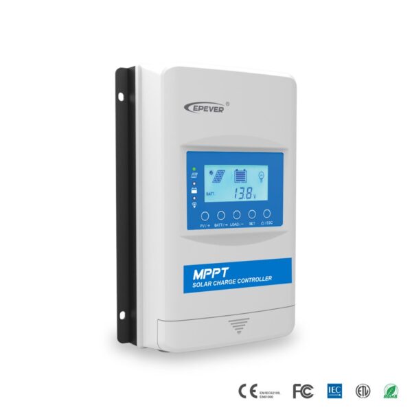 Epever Lithium Compatible  MPPT 40A 100V Solar Controller with LCD Display XTRA4210N-XDS2” - Image 2